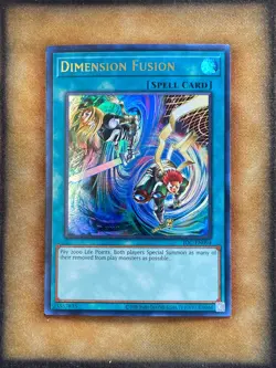 Yugioh Dimension Fusion IOC-EN094 Ultra Rare 25th Anniversary NM - Image 1