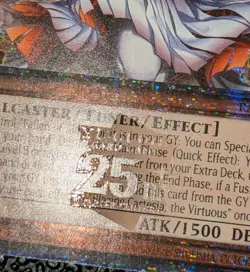 Yu-Gi-Oh! Blazing Cartesia the Virtuous New Art Quarter Century Secret Rare Mint - Image 2