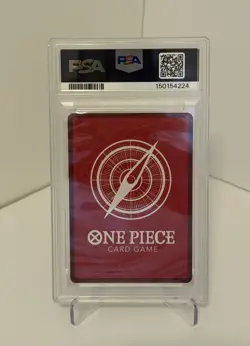 2024 ONE PIECE OP09-EMPERORS IN THE NEW WORLD ALTERNATE ART #001 SHANKS PSA 9 - Image 2