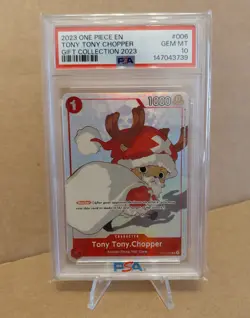 One Piece Tony Tony Chopper #006 Gift Coll 2023 Promo English PSA 10 - Image 1