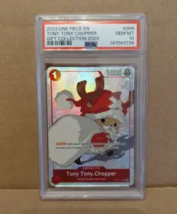 One Piece Tony Tony Chopper #006 Gift Coll 2023 Promo English PSA 10 - Image 2