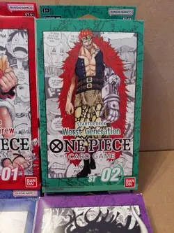 One Piece Starter Deck ST01 ST02 ST03 ST04 PRE-ERRATA No Serial Lot Set ENGLISH - Image 5