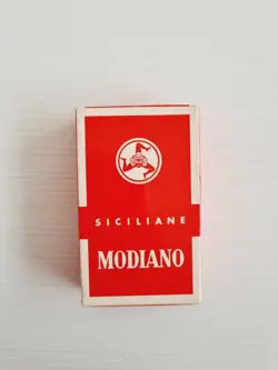 CARTE DA GIOCO SIGILLATE SICILIANE N°96 MODIANO SCOPA BRISCOLA PLAYING CARDS NEW - Image 1