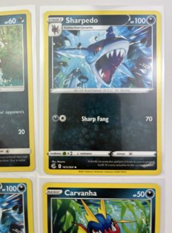 4 Card Lot carvanha sharpedo common Reverse Holo Pokemon TCG - Image 3