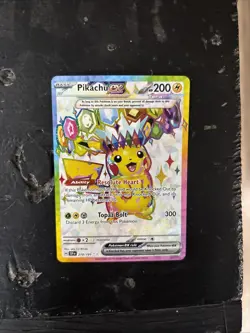 Pokemon Pikachu TCG Surging Sparks EX Full Art Ultra Rare Card 219/191 - Image 1