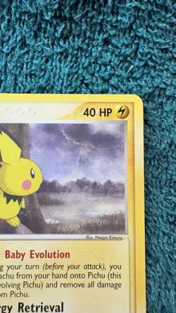 Pokemon EX Sandstorm 2003 Pichu 20/100 Non Holo Rare NM Card - Image 4