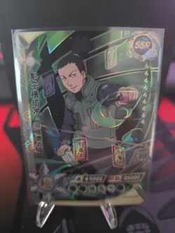 Naruto TCG CCG Card -Nara Shikamaru SSR 059 (chinese) kayou MINT - Image 1