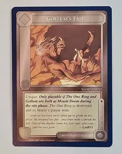 MIDDLE-EARTH CCG MECCG GOLLUM'S FATE WIZARDS UNLIMITED METW TWUL RARE LOTR CARD - Image 1