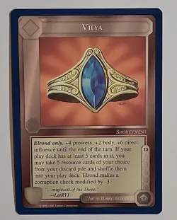MIDDLE-EARTH CCG MECCG VILYA WIZARDS UNLIMITED METW TWUL RARE LOTR CARD GAME - Image 1