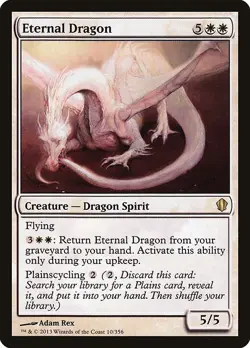Eternal Dragon NonFoil Commander 2013 10 NM MTG - Image 1