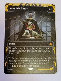 Vampiric Tutor -Showcase- Secrets Strixhaven Archives Regular SOS SOA 35 mtg NM - Image 1
