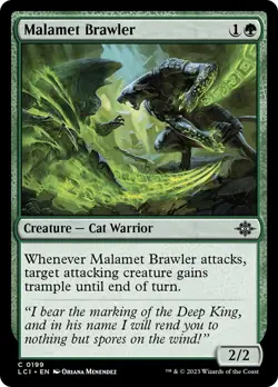 NM Foil Malamet Brawler, MTG, The Lost Caverns of Ixalan, Magic, 199 *C - Image 1