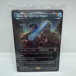 Sting, the Glinting Dagger (Borderless)*Foil* LOTR 409 NM MTG - Image 1