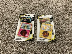 Pokemon TCG Sun & Moon Team Up Pikachu & Mimikyu Single Pack Blister X2 Pack - Image 1
