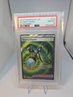 Pokemon Sacred Charm PSA 10 Ultra Rare #122 Phantasmal Flames #155904567 🔥 - Image 1