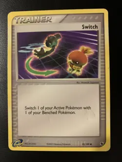 Pokemon Card Switch 92/109 Ex Ruby and Sapphire - Image 1
