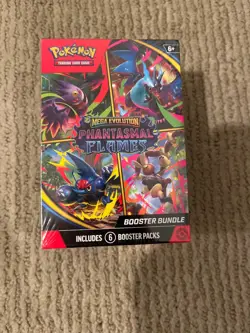 Pokemon TCG: Mega Evolution—Phantasmal Flames Booster Bundle (6 Booster Packs) - Image 1