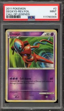 Pokemon Deoxys Call of Legends Reverse Holo Rare #2 PSA 9 Mint - Image 1