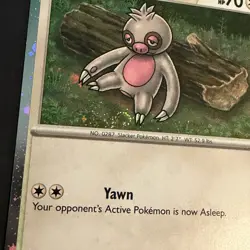 Slakoth Cosmos Holo 160/193 Paldea Evolved EN NM Pokemon - Image 1