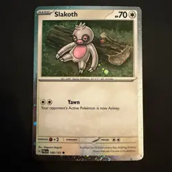 Slakoth Cosmos Holo 160/193 Paldea Evolved EN NM Pokemon - Image 2