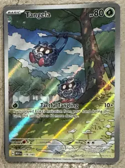 Pokemon Tangela 178/165 Illustration Rare Holo 80 HP Sv: Scarlet & Violet 151 - Image 1
