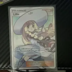 Pokemon Lillie 147/149 SM Base Set Full Art Ultra Rare Holo English 2017 - Image 1
