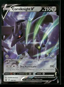 Corviknight V SWSH05: Battle Styles #109/163 Pokemon Ultra Rare - Image 1