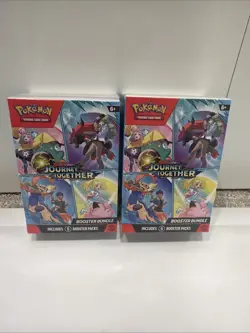 2 Pokemon Booster Bundle Journey Together SV09 Pokemon TCG 12 Packs - Image 1