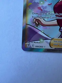 Pokemon Aroma Lady (Full Art) 199/203 SWSH07: Evolving Skies Holo NM - Image 2