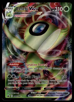 POKEMON CELEBI VMAX CHILLING REIGN 008/198 HOLO VMAX RARE NM/M - Image 1