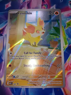 Fennekin Promo #80 CRI EN Chaos Rising Pokemon TCG Black Star Promo NM - Image 1