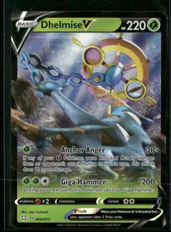 Dhelmise V SWSH01: Sword & Shield Base Set #009/202 Pokemon - Image 1