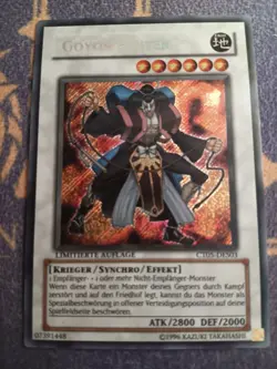 1x German Goyo Guardian Secret Rare CT05-DES03/CT05-ENS03 Light Play - Image 1