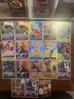 Bandai One Piece Card Game OP01 Japanese Foil Parallel Alt Art 18Card Lot - Image 4
