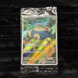 Snorlax 051 Sv: Scarlet & Violet Promo Cards Holo single near mint sealed - Image 1