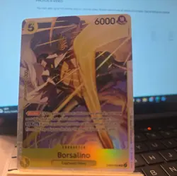 One Piece CCG Borsalino EB04-058 Holo Blocker Character Card 6000 Power - Image 1