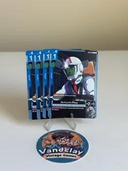 Amuro Ray Playset x4 ST01-010 C Gundam Card Game Near Mint - Image 1