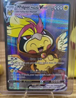 Pikachu Cosplay - Pidgeot & Lucario - 2 Card Lot - Holo - Vcos / Cosmax - NM - Image 2