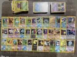 Huge Collection Bulk Lot of 200 Jungle/Team Rocket/ 1st ed Pokemon Cards Vintage - Image 1
