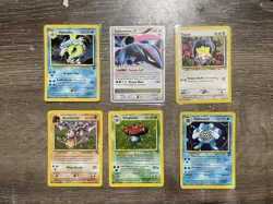 Huge Collection Bulk Lot of 200 Jungle/Team Rocket/ 1st ed Pokemon Cards Vintage - Image 2
