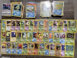 Huge Collection Bulk Lot of 200 Jungle/Team Rocket/ 1st ed Pokemon Cards Vintage - Image 4