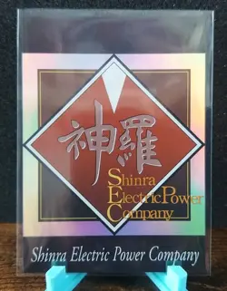 Final Fantasy VII 7 Anniversary Art Museum Trading Card Shinra 1-090 FOIL - Image 1