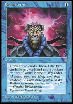Brainstorm - IA MTG - Medium Play - Image 1
