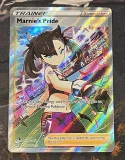 Pokemon Card - Marnie’s Pride Full Art - 171/172 - Brilliant Stars - 2022 - Image 1