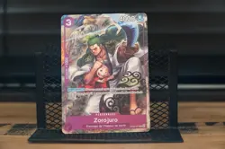 One Piece CCG Zoro-Juurou OP05-067 RARE FRENCH Promo Card - Image 1