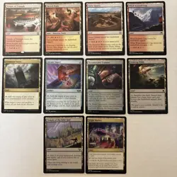 12x Boros Commander Land Lot - Nonbasic - White Red - MTG EDH - Command Tower - Image 1