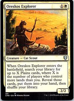 Oreskos Explorer Magic The Gathering Commander Legends Light Play - Image 1