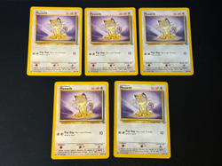 5 x Meowth 56/64 - Pokemon Jungle - Image 1