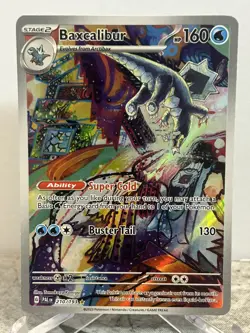 Pokemon TCG Baxcalibur Card Illustration Rare 210/193 Sv02: Paldea Evolved - Image 1