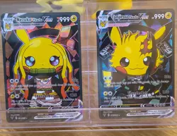 Pikachu Cosplay - Nezuko & Tanjiro - Demon Slayer - Holo -VCOS / Cosmax- NM - Image 1
